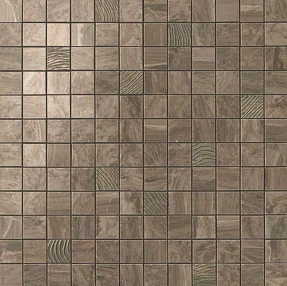 Мозаика керамическая Supernova Marble Woodstone Taupe глянцевый