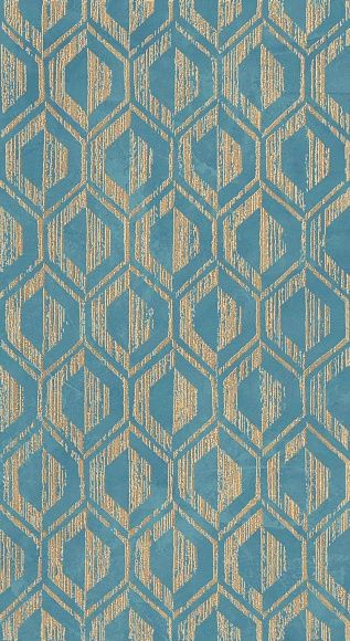Декор керамический Thesis Pattern Light Blue глянцевый