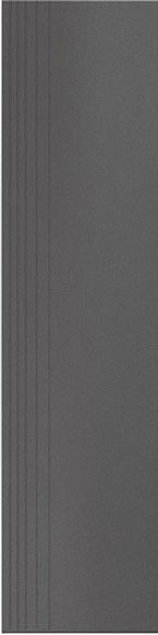 Ступень керамогранит Моноколор UF013 Черный матовый