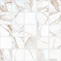 Мозаика m14 керамогранит Marble Trend К-1001 Калакатта голд лаппатированный