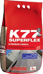 Клеевая смесь Superflex К77 серый 5кг