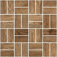 Мозаика m12 Italian Wood 245*245*10 G-252 SR Темно-коричневый 