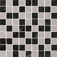 Мозаика m01 Crystal 300*300*10 G-600/640 PR Светло-серый/Черный 