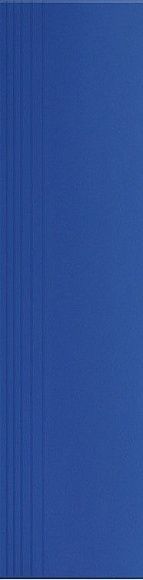 Ступень керамогранит Моноколор UF025 Насыщенно-синий матовый