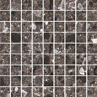 Мозаика m01 керамогранит Terrazzo К-333 Темно-серый лаппатированный