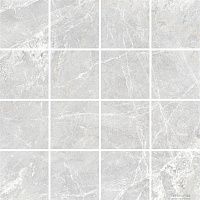 Мозаика 7.5x7.5 керамогранит MarmoStone Светло-серый лаппатированный