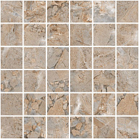 Мозаика 5x5 керамогранит Marble-X Дезерт Роуз Терра лаппатированный