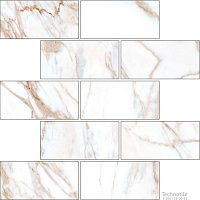 Мозаика m13 керамогранит Marble Trend К-1001 Калакатта голд лаппатированный