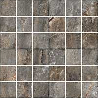 Мозаика 5x5 керамогранит Marble-X Аугустос Тауп лаппатированный