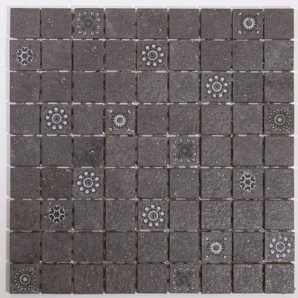 Мозаика m02 Quartzite 300*300*8 G-173 S Черный 