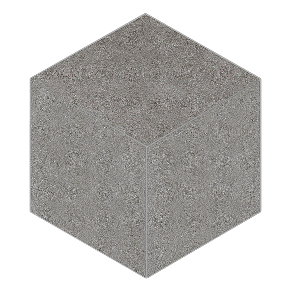 Мозаика Cube керамогранит Луна LN02/TE02 Серый матовый