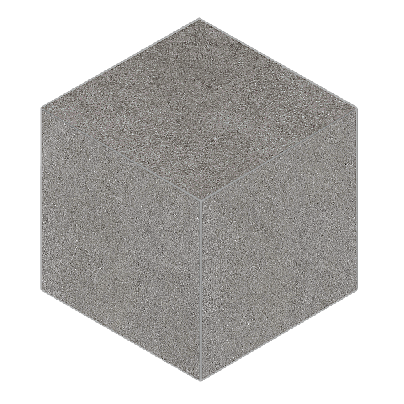 Мозаика Cube керамогранит Luna LN02/TE02 Серый матовый
